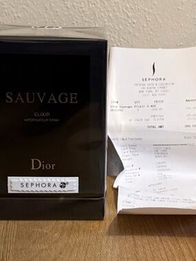 Dior Sauvage Elixir - Black Packaging